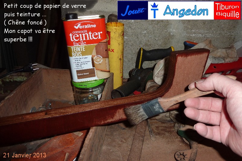 Je commence à traiter les boiseries